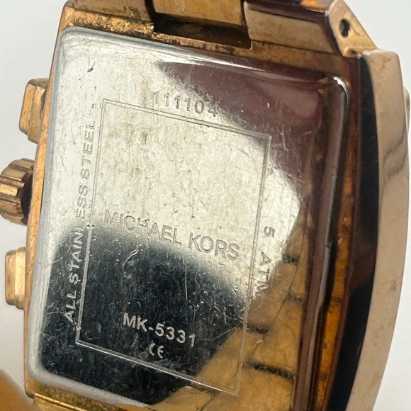 Michael Kors Rose Gold Tone Stainless Steel Chronograph Mk5331 #613 main image 7